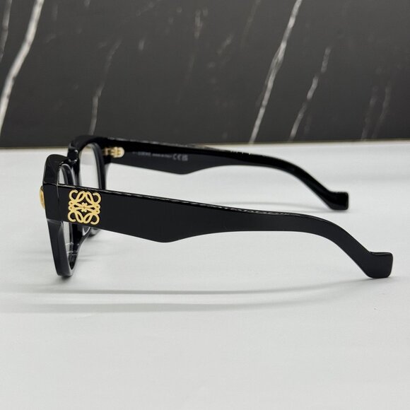 NEW LOEWE LW50091F 001 WOMEN EYEGLASSES BLACK LOEWE EYEWEAR - Picture 6 of 11
